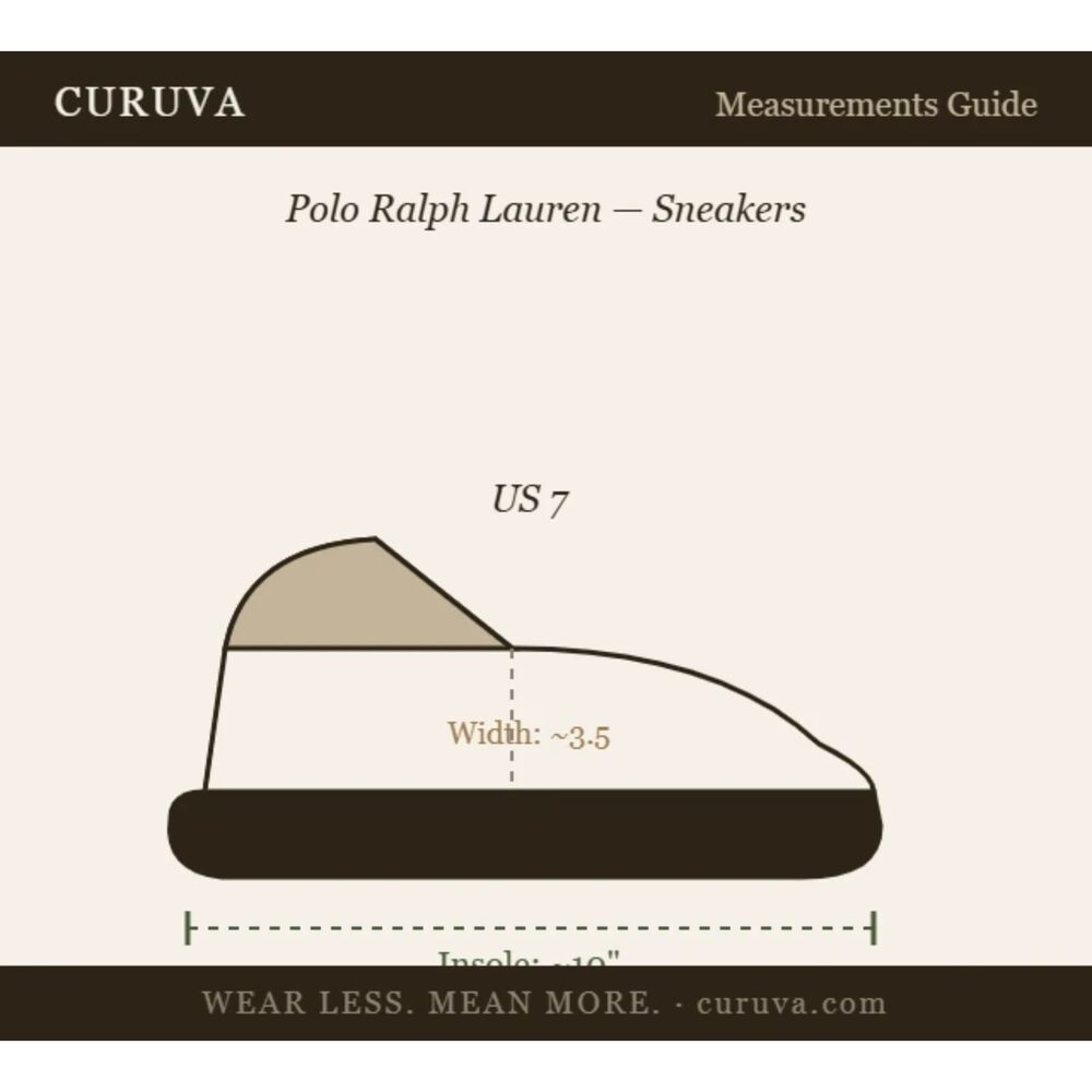 Polo Ralph Lauren — Sneakers · Canvas · Sz US 7 / UK 6.5 - Picture 12 of 12